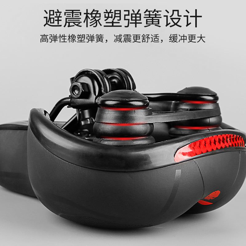 Cool riding sports bike seat cushion super soft shock absorption new big butt bike saddle riding equipment accessories