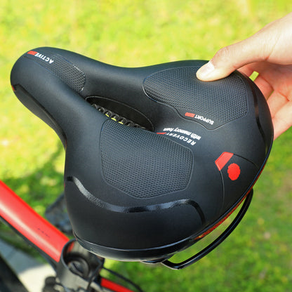 Cool riding sports bike seat cushion super soft shock absorption new big butt bike saddle riding equipment accessories