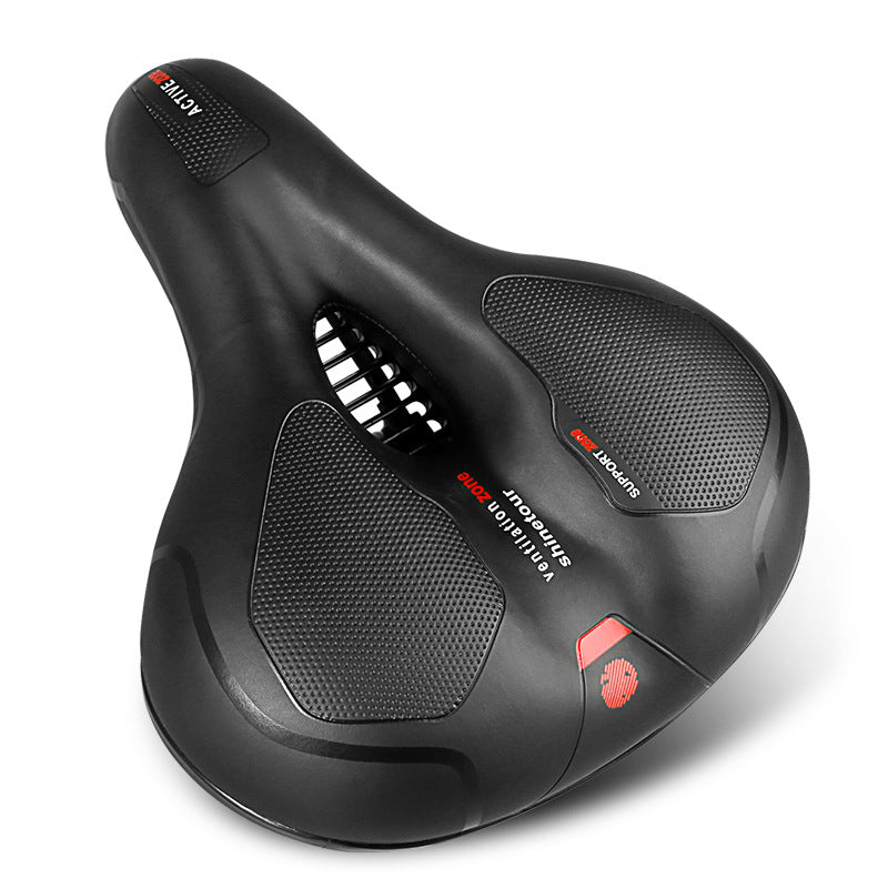Cool riding sports bike seat cushion super soft shock absorption new big butt bike saddle riding equipment accessories
