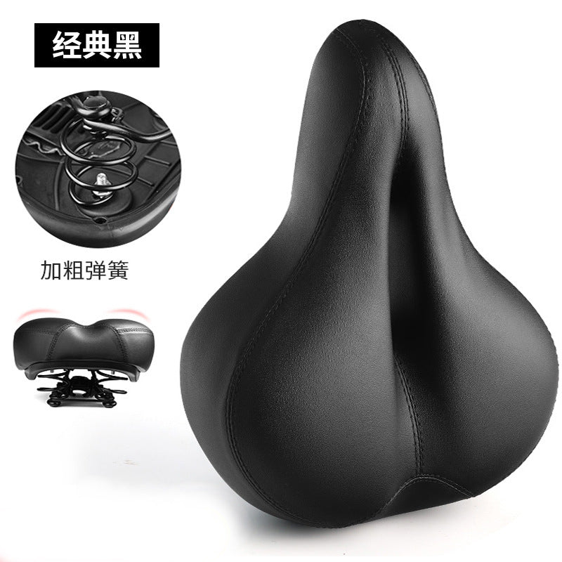 Cool riding sports bike seat cushion super soft shock absorption new big butt bike saddle riding equipment accessories
