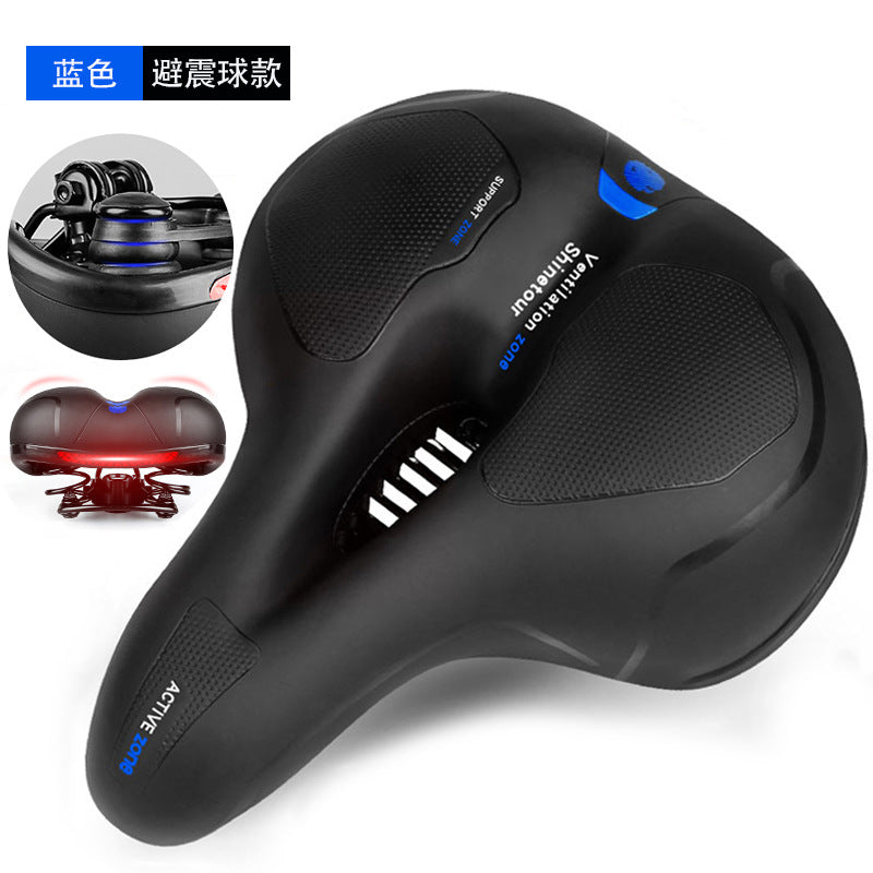 Cool riding sports bike seat cushion super soft shock absorption new big butt bike saddle riding equipment accessories