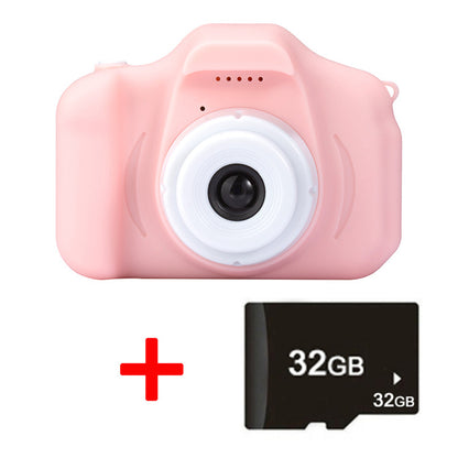 Cross-border X2 mini cartoon children's digital camera shooting toy camera can take pictures with one button camera manufacturers wholesale