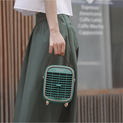 Amazon fan portable portable water cooling fan mini mute humidification small fan desktop cooling fan