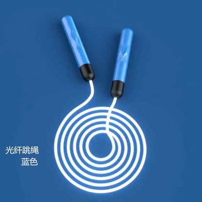 Manufacturer's glow-in-the-dark jump rope, popular on TikTok, fitness jump rope, flashing fluorescent jump rope for students and children, weighted jump rope.