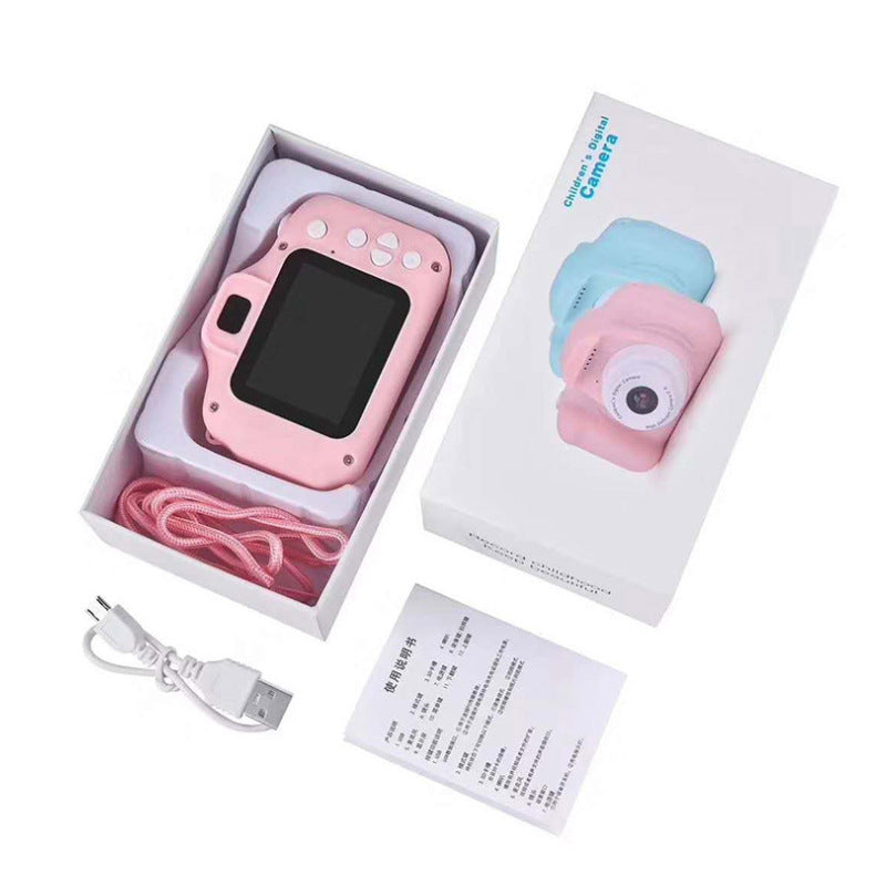 Cross-border X2 mini cartoon children's digital camera shooting toy camera can take pictures with one button camera manufacturers wholesale
