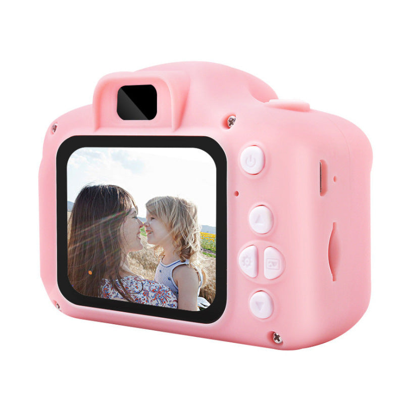 Cross-border X2 mini cartoon children's digital camera shooting toy camera can take pictures with one button camera manufacturers wholesale
