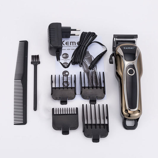 Cross-border foreign trade kemei KM - 1990 rechargeable electric shaver oil head electric clipper hair clipper