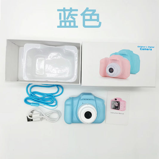 Cross-border X2 mini cartoon children's digital camera shooting toy camera can take pictures with one button camera manufacturers wholesale