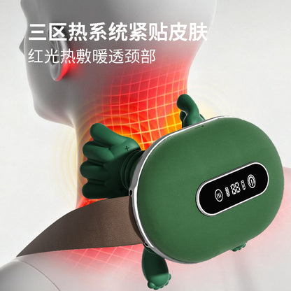 Cross-border neck and shoulder massager, cervical spine massager, trapezius muscle neck massager, shawl neck massager, gift set, brushless