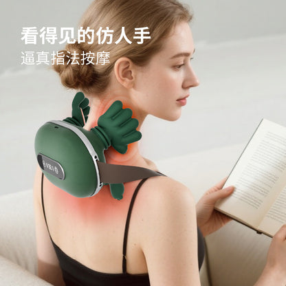 Cross-border neck and shoulder massager, cervical spine massager, trapezius muscle neck massager, shawl neck massager, gift set, brushless