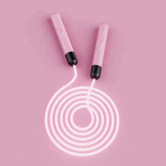 Manufacturer's glow-in-the-dark jump rope, popular on TikTok, fitness jump rope, flashing fluorescent jump rope for students and children, weighted jump rope.
