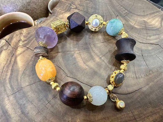 Fashion wear star with the same luxury jewelry Internet celebrity trend explosion necklace